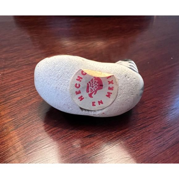 Vintage Mexican Ceramic Cat Figurine Hecho en Mexico Hand Painted - Picture 4 of 4